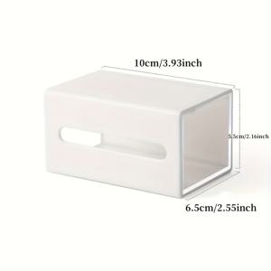 TEMU 무타공 벽걸이형 플라스틱 수납 선반 - 욕실 및 기숙사용 수납 선반, 접착식/나사 장착 가능, 공간 절약형 경량 선반, 화장품, 헤어밴드, 파우더 퍼프용 (도구 불필요)