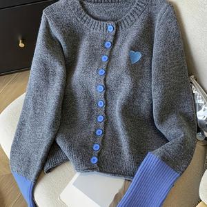 TEMU 부드럽고 고급스러운 컬러블로킹 다용도 탑