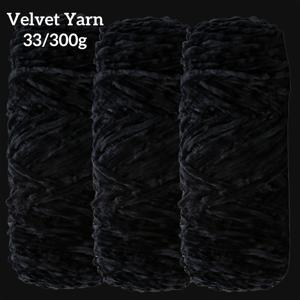 TEMU 3개 세트 소프트 벨벳 쉐닐 얀 - 각 롤 100그램, 총 300그램, 뜨개질 및 코바늘 뜨개질에 적합 - 초보자에게 친화적인 고급스러운 공예 얀, 스웨터, 스카프, 모자, 인형, 가방 제작에 적합