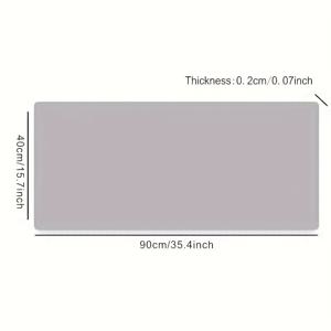 TEMU 맞춤형 대형 게이밍 마우스 패드 - 미끄럼 방지 표면의 초고밀도 고무 데스크 매트, 사무실 또는 게이밍 사용에 적합, 디자인 추가 가능