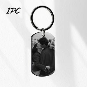 TEMU 독점 러브: 맞춤형 커플 키체인, 영원한 로맨스 사진/텍스트 추가 – 커플, 부모님, 가족을 위한 완벽한 선물