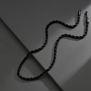 TEMU 1개/ 티타늄 스테인리스 스틸 3mm 고급 컬러, 다재다능한 힙합 레트로, 남녀공용, 패셔너블하고 다재다능한 주얼리 액세서리