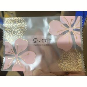 TEMU 99개 벚꽃 쿠키 봉투 - , 사탕, 초콜릿 & 젤리용 재사용 가능한 플라스틱 포장, 골든 플로럴 디자인, 열 밀봉 또는 묶음 마감 | 완벽한 웨딩 파보르와 파티 간식