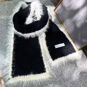 TEMU 두꺼운 따뜻한 플러시 스카프