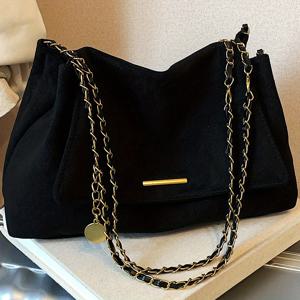 TEMU 퍼펙트 릴리 여성용 대용량 빈티지 크레센트 문 크로스바디 백 - 잠금장치 & 조절 가능한 스트랩, 소프트 터치 경량, 쇼핑용, 휴대폰 파우치/동전 지갑, 넉넉한 토트 핸드백, 선물용 (탄색)