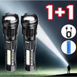 TEMU 2개의 옷,높낮이 밝기 조절 옥외 손전등，할로윈 선물, 크리스마스 선물, 설 선물