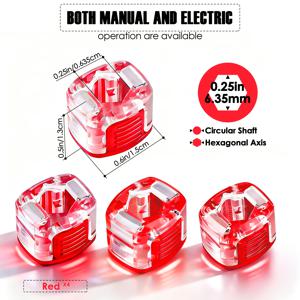 TEMU 범용 업그레이드 강력 자석, 스크루드라이버 헤드 강력 자석 링, 스크루드라이버 비트 자석, 견고한 플라스틱 + 자석 스트립 구조, 전동/수동 스크루드라이버/헥스 키에 적합, 충전 불필요, 공구에 이상적