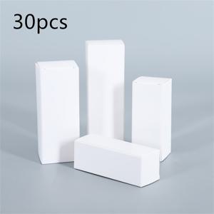 TEMU 30개 세트 - 고급스러운 종이 상자 (갈색, 검정, 흰색) / 립스틱·향수·보석함/여행용 사전제작 DIY/ 파티·생일·결혼식·비즈니스 선물박스(크리스마스,할로윈) 적합