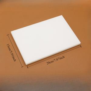 TEMU 펀칭 패드 화이트 고무 보드 DIY 가죽 라운드 펀칭 커팅 보드 수제 가죽 조각 도구