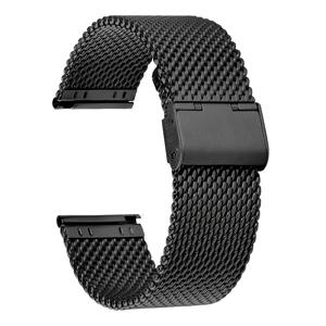 TEMU 삼성 밴드 및 아마즈핏 스트랩용 메쉬 메탈 밀라노 루프 밴드 1개, 워치 5/4/3, 기어 S3, Bip/액티브 2, GT, GTR 4/GTS 스마트워치 케이스 커버 교체용, 후크 앤 루프 잠금, 퀵 릴리스 시계용