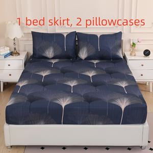 TEMU 바람에 흔들리는 단풍잎 3개 세트. 자연의 예술적인 매력을 느끼게 해주는 세트입니다. 부드럽고 피부 친화적인 세트에는 (1개 침대 시트, 2개 베갯잇)가 포함되어 있으며 베개솜은 포함되어 있지 않습니다.