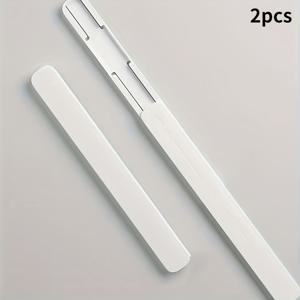 TEMU 2/4개 투명 플라스틱 풀아웃 가이드 레일, 선반 밑 및 서랍 정리용 - 바구니/상자, 캐비닛 및 선반 조직 액세서리를 위한 조절 가능한 DIY 스토리지 슬라이드, 서랍 정리 | 조절 가능한 저장 공간 | 내구성 있는 가이드 레일, 선반 라이너