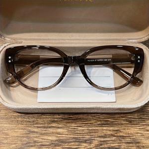 TEMU 1개 여성용 빈티지 캣아이 안경 - 일상용 & 특별한 날을 위한 베이지 케이스, Y2K 패션 프레임, 파티, 정장 이벤트, 선물용 - 장식용 안경 아님