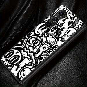 TEMU 휴대폰 케이스 - 휴대폰 케이스 - 삼성 갤럭시 폴드 시리즈용으로 디자인된 스타일리시한 블랙 폰 케이스 (Fold4, Z Fold 7, 6, 5, 4, 3 모델 포함)