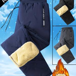 TEMU 남성용 가을 겨울 캐주얼 스포츠 긴 바지, 일상복, 낚시, 캠핑, 하이킹, 사이클링용 따뜻한 두꺼운 스웨트팬츠