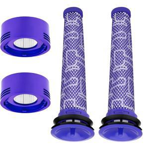 TEMU 2/4/6개 V7/V8 무선 청소기 호환 필터 - 헤비듀티 교체용 필터, 플라스틱, 강력한 흡입력, V7/V8 청소기 호환, 경제적인 필터 리필