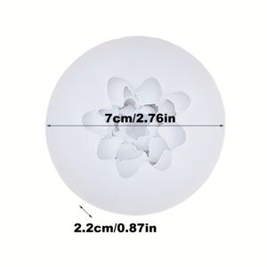 TEMU 3D 연꽃 양초를 위한 홈메이드 실리콘 몰드, 아로마테라피, 석고 비누, 레진 공예에 적합, 집 또는 데스크탑 장식에 이상적