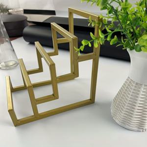 TEMU 핸드백 메탈 디스플레이 스탠드, 4단 지갑 메탈 디스플레이 스탠드, 핸드백 및 지갑 전문점용, 컬렉터블 디스플레이 스탠드