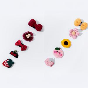 TEMU 10개 애완견 머리띠 헤어 클립, 고양이 친화적 헤어 클립, 고양이와 강아지 모두에게 적합한 귀여운 클립, 요크셔, 테디, 말테즈 애완동물을 위한 추가품, 축제 행사에 적합