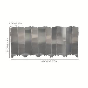 TEMU 휴대용 접이식 , 야외용으로 설계되었으며 캠핑 스토브를 바람으로부터 보호하고 열을 집중시키도록 설계되었습니다. 네 가지 스타일로 제공되며 이 미니 세트에는 9, 8, 10 또는 12개의 패널 옵션이 포함되어 있습니다.