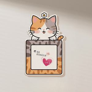 TEMU 벽걸이형 고양이 스크래칭 패드, 내마모성 및 털빠짐 방지, 수직 클라이밍용 두꺼운 스크래치 방지 소파 보호 매트, 고양이 발톱 갈이 장난감, 자가 접착식 고양이 스크래칭 보드, 폴리에스터 소재, 귀여운 만화 등반대 매트, 가구 벽 스크래치 방지 대용품, 새끼 고양이를 위한 장식용 등반 스티커