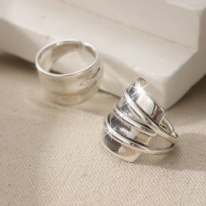 TEMU 2개 세트 보호 실버 컬러 모더니스트 링 | 실버 컬러 링 | 에스닉 링 추상 링 | 스타일 에스닉 주얼리 페스티벌 액세서리 커플 링, 축제 액세서리 주얼리,민족 스타일 액세서리,보호 링, 보호,민족 디자인,로듐 도금,공예적 민족적 외관,축제 참가자들