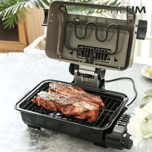 TEMU [헤움] 연기없는 상하 이중열선 타이머 양면 멀티 전기그릴