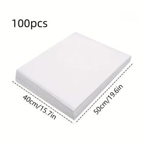 TEMU 100개 흰색 새장 라이너 종이, 대형 사이즈, 비직물 애완 새장 매트 (앵무새 및 기타 새용), 간편한 교체 새장 침대, 깨끗하고 편안한 환경을 위한 범용 새장 라이닝