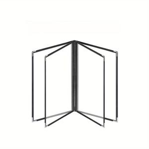 TEMU 투명 PVC 재질의 서양 스타일 메뉴북, A4 사이즈, 다양한 옵션 제공