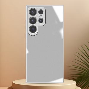 TEMU 폰 케이스: 사진 디자인 커스텀 아크릴 미러 폰 케이스, 고화질 픽셀, 매트 프레임, 삼성 갤럭시 S24/23/22 울트라 호환