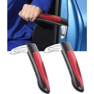 TEMU 2개입 차량 문 손잡이 (노인용), 휴대용 자동 보행기 (노인용), 장애인용 차량 손잡이 보조, 다기능 차량 문 잠금 손잡이, 장애인 운전자를 위한 차량용 가젯