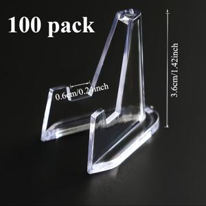 TEMU 코인 홀더를 전시하는 아크릴 스탠드 100개 세트