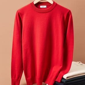 TEMU 테한(Tehan) 남성용 헤비웨이트 올시즌 스웨터 - 라운드넥 솔리드 컬러, 두꺼운 니트 풀오버, 레이어링, 캐주얼 & 포멀 웨어, 세탁기 사용 가능 - 라지 사이즈 구매 가능 (레귤러 핏)
