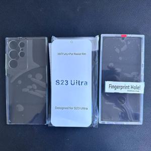 TEMU 폰 케이스: 럭셔리 투명 360° 풀바디 보호 더블 사이드 플라스틱+ 갤럭시 S25 S24 S23 S22 S21 울트라 플러스 S20 FE A56 A55 A54 A53 A52 A36 A35 A34 A33 A26 A25 A24 A23 A12 A32 A22 풀바디 폰 커버