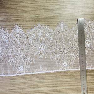 TEMU 3미터 롤, 8.46인치 폭, 웨이브형 속눈썹 레이스 트림, 고급 나일론 소재, 의류·카라·속옷·웨딩드레스·스커트 밑단 및 소매 커프용