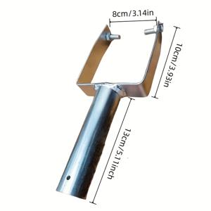 TEMU 앵글 그라인더 연장봉 브라켓, 그라인더 홀딩 브라켓, 나사산 구멍이 있는 100-125형 앵글 그라인더에 적합, 힘이 덜 들고 서 있는 상태에서 작업 가능