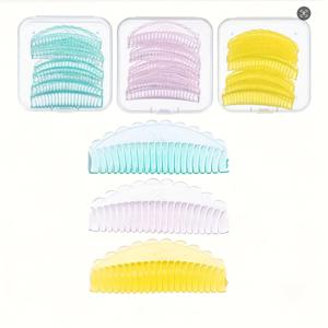 TEMU 8개/4가지 사이즈 셀프 스티키 속눈썹 리프트 패드 속눈썹 펌봉, 접착제 없는 속눈썹 리프트 쉴드, 재사용 가능한 부드러운 J&L&B& D컬 메이크업 뷰티 도구