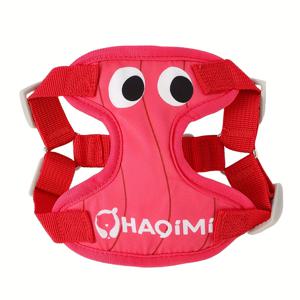 TEMU 큰 눈 귀여운 가슴 및 등 하네스 가슴줄 1개, 부드럽고 통기성 좋으며 사이즈 조절 가능, 탈출 방지, 분실 방지. 일상 산책, 야외 여행, 고양이 및 강아지 훈련에 적합. 범용 반려동물 가슴줄 장비. 강아지 가슴줄, 고양이 하네스 가슴줄