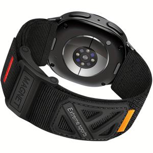 TEMU 삼성 8/클래식 40mm/44mm/46mm 호환 스트랩, 소프트 마그네틱 클라스프 나일론 워치 밴드, 8 스마트워치 남성용, 내구성 좋은 편안한 손목 스트랩