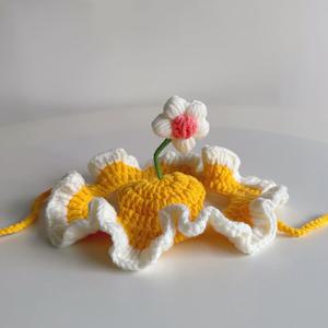 TEMU 1개 1개 고양이 모자 파티, 사진 촬영 및 겨울 보온용 - 고양이와 소형견을 위한 신축성 조절 가능한 착용감, 편안한 착용, 파티 코스튬 액세서리, 반려동물 호환