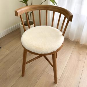 TEMU 모조 토끼털 크림색 시트 쿠션, 푹신하고 부드럽고 편안하며 따뜻하며 촉감이 부드러움, 사계절에 적합한 작은 사이즈의 짧은 플러시 원단 러그, 의자 쿠션, 시트 쿠션, 등받이 쿠션 등에 사용 가능