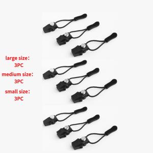 TEMU 9피스 세트, 지퍼 수리 키트, 도구 없이 설치 가능한 탈착식 지퍼 풀, 캐리어, 백팩, 재킷, 의류, 신발, 부츠에 적합 - 대형(3개), 중형(3개), 소형(3개) 포함