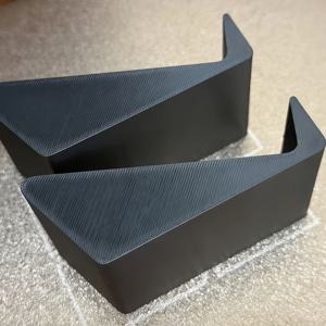 TEMU 소니, 샤오미, 필립스, 삼성 TV 호환 2개 세트 사운드바 스탠드 - 견고한 넓은 베이스와 로우 TV 스피커 베이스, 사운드 시스템, 게이밍 스피커 호환 (전자 제품 미포함)