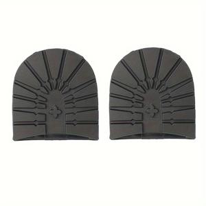 TEMU 신발 밑창 교체용 고무 리퍼드 패드 한 쌍. 미끄럼 방지 및 내마모성의 텍스처가 특징이며, 신발 밑창, 반장 및 힐 수리용으로 설계되었으며, 그립력을 향상시킵니다.