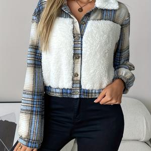 TEMU 패치워크 가을/겨울 자켓