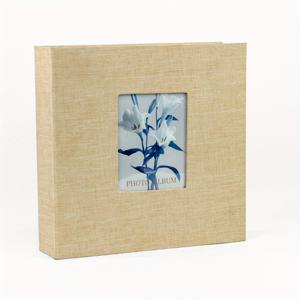 TEMU 6인치 린넨 원단으로 제작된 200 슬롯 사진 앨범