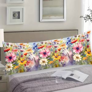 TEMU 빈티지 플로랄 프린트 베개커버, 20