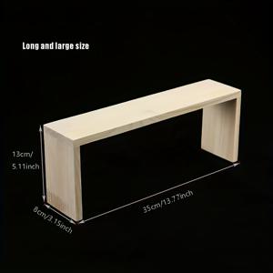 TEMU 1개 짧은/연장형 U자형 조립 목재 수납 선반 - 헤비듀티 U자형 프레임, 장난감, 수집품, 뷰티 제품에 적합한 목재 데스크탑 정리대 - 공간절약형 조립 필요 선반, 홈 수납용 책상 & 서랍 정리대