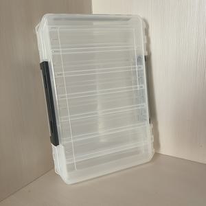 TEMU 인조 미끼, 펜슬 미노우, 바이브 루어 및 하드/소프트 베이트 정리를 위한 양면 루어 박스