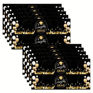 TEMU 졸업 파티용 물병 라벨 20개 세트, 졸업 축하 졸업생 물병 스티커, 고등학교 대학 졸업 라벨, 졸업 파티 장식 선물 라벨